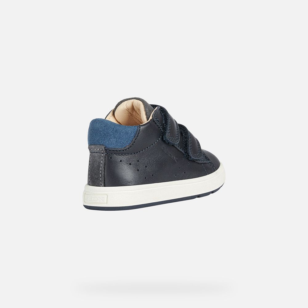 Geox Boots Navy Biglia Boy - Geox Baby Shoes - TCGVLZ870